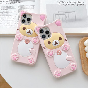 Vente flash - Coques de téléphone portable en silicone antichoc avec des designs de personnages de dessins animés 3D pour les modèles 17/16/15/14/13 Pro Max - Product Image 3