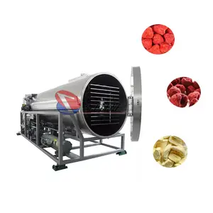 Hot Sale Big Capacity vacuum freezing drying machine Pet food vegetable freeze dryer machine Freeze Dried Pet Treats