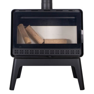 Chimenea Moderna de Interior JingXin, Fabricada en Acero al Carbono Francés, Chimenea de Leña Independiente, Estufa de <span class=keywords><strong>Biomasa</strong></span> China - Product Image 1