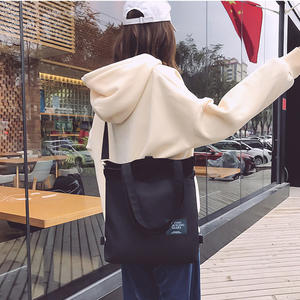 Bolsa <span class=keywords><strong>de</strong></span> lona personalizada <span class=keywords><strong>de</strong></span> alta calidad Bolsa <span class=keywords><strong>de</strong></span> compras <span class=keywords><strong>de</strong></span> lona con bolsillo y cremallera - Product Image 6