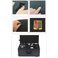 Feuille de mousse noire haute densité pour emballage de boîte à outils personnalisée, matériau de protection antichoc pour le stockage d'équipements photo