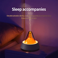 Hxtc88 nouveau 7 couleurs lumière volcan lave Usb petite petite Table de bureau aromathérapie humidificateurs huile parfumée essentielle Mini diffuseur