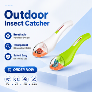 <span class=keywords><strong>Attrape</strong></span>-insectes, <span class=keywords><strong>attrape</strong></span>-petits animaux, outil d'exploration de la nature pour capturer papillons, abeilles, coccinelles, araignées - Product Image 1