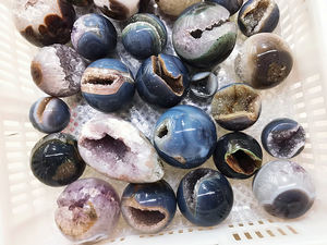 Esfera de amatista de roca <span class=keywords><strong>Natural</strong></span>, esfera de ágata, amatista, Geode, con drusa sonrisa, bolas esféricas de amatista - Product Image 2