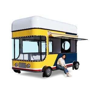 Fully Equipped Food Truck <b>Small</b> Food Truck Mobile Kitchen Food Trailer With Independent Clean Water And Sewage Tank System - Product Image 1