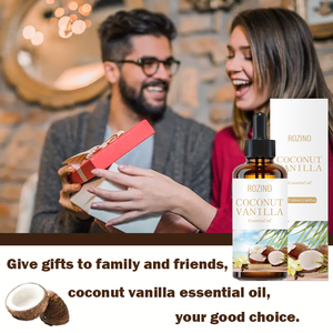 Coconut Vanilla Essential Oil 100 mL Natural Aromatherapy Oil for Face <b>Body</b> Skin <b>Care</b> Hair <b>Care</b> Massage - Product Image 4