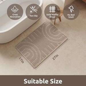 <span class=keywords><strong>Tappeto</strong></span> <span class=keywords><strong>bagno</strong></span> <span class=keywords><strong>marrone</strong></span> CF Boho Waffle tappetino <span class=keywords><strong>da</strong></span> <span class=keywords><strong>bagno</strong></span> Non Slip macchina tappeti <span class=keywords><strong>da</strong></span> <span class=keywords><strong>bagno</strong></span> lavabili per <span class=keywords><strong>bagno</strong></span> tappetini zerbino - Product Image 2