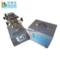 Máquina de Estampagem a Quente Automática com Mesa Rotativa para Impressão em Papel, Plástico e Logotipos
