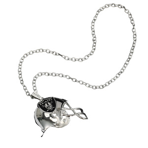 Collier pendentif casque de football Raiders en alliage de zinc, bijoux de mode streetwear pour hommes - Product Image 5