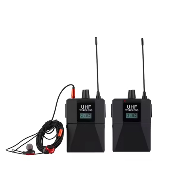 Manufacturers 100M Long Range Professional UHF Dual Channel Handheld Lavalier Headset Wireless Microphone System