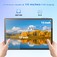 Cidea OEM Tablet PC Android 14.0 14-Inci Baterai 6000mAh RAM 8GB ROM 128GB Unisoc T616 Octa-Core Wi-Fi Hiburan Baru