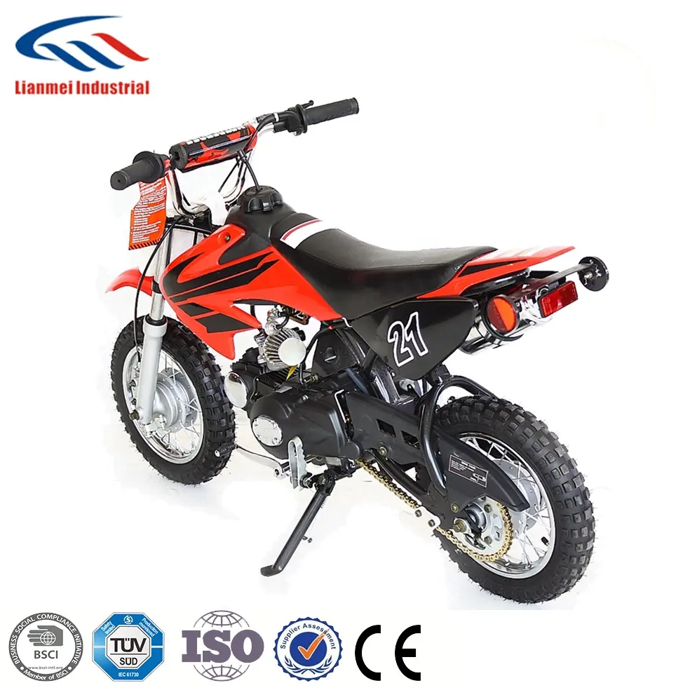 110CC Dirt Bike 4-Stroke motor Mini çocuk motosikleti motosiklet