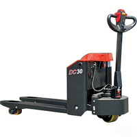 Chariot élévateur électrique à batterie au plomb-acide KEECOTO CBD30-170HB de 3 tonnes avec transmission intégrale et pneus en polyuréthane pour la logistique d'entreposage