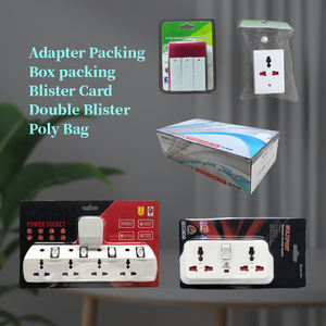 <span class=keywords><strong>Adaptateur</strong></span> secteur 3 voies 368M 10A 250V 3 broches avec 3 prises de terre <span class=keywords><strong>Type</strong></span> <span class=keywords><strong>G</strong></span> Plug ABS Matériau plastique <span class=keywords><strong>Adaptateur</strong></span> électrique - Product Image 6