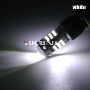 2016 42SMD 6000K รถยนต์ bcakup ย้อนกลับหลอดไฟท้ายรถเบรค <span class=keywords><strong>WY16W</strong></span> CANbus T15 W16W หลอดไฟ LED - Product Image 6