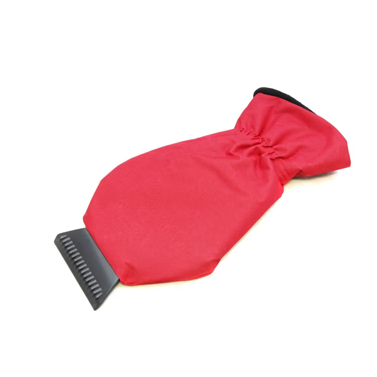 Hot Selling Snow Brush Ice Scraper Car 210D Mitten Waterproof Plastic Snow Ice Scraper With Mitten