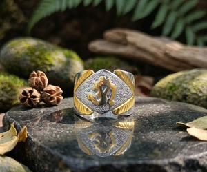 Premium Fashion Jewelry Gold Plated Copper Brass Men's <b>Ring</b> Classic Elegant <b>Finger</b> <b>Ring</b> for Festival Wedding Anniversary Daily - Product Image 2