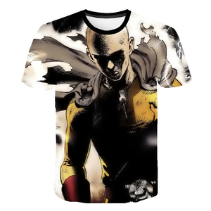 เสื้อยืดผู้ชายลายอนิเมะ <span class=keywords><strong>ONE</strong></span> <span class=keywords><strong>PUNCH</strong></span> <span class=keywords><strong>MAN</strong></span> แบบ <span class=keywords><strong>3D</strong></span> พิมพ์ลายใหม่ ตลก ดีไซน์คอสเพลย์ Genos Saitama  วัสดุยั่งยืน เหมาะสำหรับใส่ออกกำลังกาย - Product Image 2