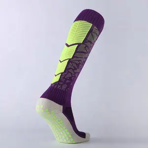 2024 новейший дизайн, мужские футбольные носки из полиэстера с принтом
