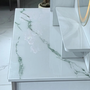 MDF Dresser table set make up table with led bedroom furniture dresser table with mirror - Product Image 5