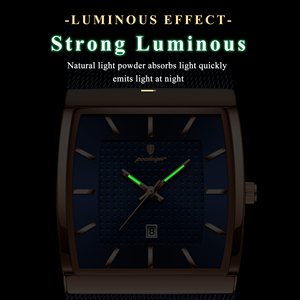 Montre pour homme POEDAGAR <span class=keywords><strong>885</strong></span> en gros, montre de luxe étanche pour homme avec calendrier, aiguilles lumineuses, montre-bracelet décontractée et professionnelle pour homme - Product Image 5