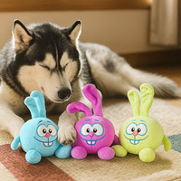 Jouet interactif sonore en peluche pour animaux de compagnie - Jouet d'entraînement à la mastication et à la dentition pour chats et chiens