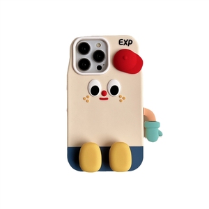 Coque de téléphone iPhone 15 Pro Max 14 en silicone souple avec petits emojis japonais et coréens, motif dessin animé, pour iPhone 13 - Product Image 5