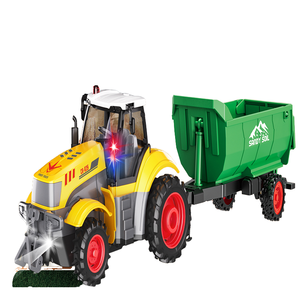 MILI Control remoto Farm Truck RC TractorToys con luces y sonido Camión cargador de madera 1/24 Escala Vehículo Tractor Juguetes Coches - Product Image 2