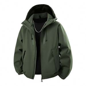 Chaqueta de Plumón de Invierno Extra Grande con Logotipo Personalizado, Unisex, Sólida, para Otoño e Invierno, Informal, Impermeable, Cortavientos, para Parejas - Product Image 4