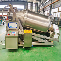 Nouvelle machine à tambour rotatif sous vide entièrement automatique en acier inoxydable, mélangeur à tambour haute efficacité, équipement de maturation de la viande