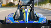 Kart de course compact haute performance pour adultes, moteur à essence 4 temps, poids à vide de 134 kg, châssis tubulaire en alliage 4130 haute résistance