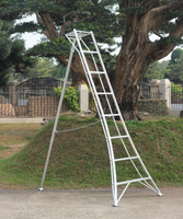 Maxload-trípode de aluminio para jardín doméstico, 150kg, escalera, escalera