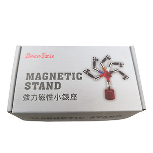DekeTools Magnetic Stand Strong Magnetic Miniature Universal Joint Steel High Accuracy Lever Dial <b>Gauge</b> Indicator Base - Product Image 1