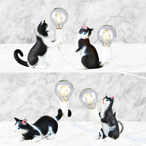 Lampe Chat Nordique Créative pour Salon, Chambre, Magasin de Vêtements, Décoration, Lampe de Table Animaux, Mini Lampe Chat, Veilleuse - Product Image 2
