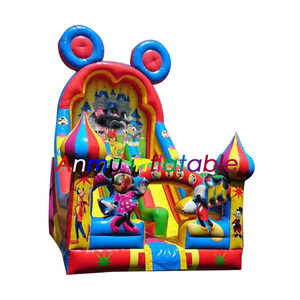<span class=keywords><strong>Castillo</strong></span> Inflable con Diseño de <span class=keywords><strong>Mickey</strong></span> <span class=keywords><strong>Mouse</strong></span> con Tobogán y Área de Salto en Venta - Product Image 3