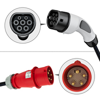 KHONS 22kw 11kw Vente en gros CHARGEUR EV PORTABLE 5 COMMUTATION DE COURANT chargeur de voiture électrique pour véhicule électrique