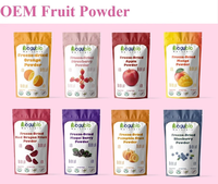 Aogubio levert 100% natuurlijk gevriesdroogd rode drakenfruitpoeder OEM private label fruitpoeder