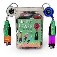 Porte-briquet porte-clés rétractable portable avec logo personnalisé, accessoires de camping et de cigarette, style américain, briquet métallique multicolore