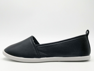 Zapatos planos informales para <span class=keywords><strong>mujer</strong></span>, <span class=keywords><strong>zapatillas</strong></span> deportivas blancas para correr, novedad, moda barata, color negro - Product Image 3