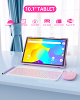 Tablette PC Professionnelle et Éducative 2-en-1 de 10,1 Pouces avec Clavier, Étui, Souris et Stylet