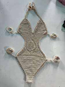 Bikini de Ganchillo 2026, Traje de Baño Hecho a Mano para Mujer, Bikini de Ganchillo, Ropa de Playa de Bali, Indonesia - Product Image 4