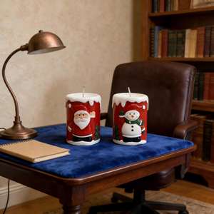 Luces <span class=keywords><strong>de</strong></span> Jardín <span class=keywords><strong>de</strong></span> Navidad con Forma <span class=keywords><strong>de</strong></span> Santa, Muñeco <span class=keywords><strong>de</strong></span> Nieve y <span class=keywords><strong>Reno</strong></span> Pintadas en Terracota - Adornos Decorativos para Jardín con Brillo LED - Product Image 5