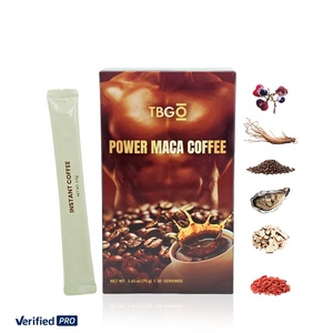 Poudre <span class=keywords><strong>de</strong></span> café énergétique Maca Robusta <span class=keywords><strong>au</strong></span> goût amer, chocolat, pour <span class=keywords><strong>la</strong></span> santé masculine, boissons aux fruits et noix, sans sucre, conditionné - Product Image 1