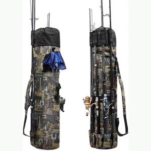 Échantillon gratuit - Housse de transport pour cannes à pêche - Sac de rangement pour cannes et moulinets - Idéal pour le matériel de pêche et les voyages - Cadeau pour hommes et famille - Product Image 2