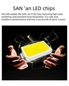 Gran oferta, luz de trabajo LED moderna, diseño de fábrica, luces de flecha hexagonales lineales, peluquería, barbería, decoración de luz interior - Product Image 5