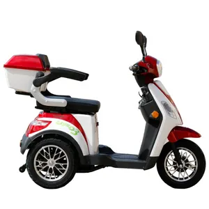 Elettrico passeggero tricicli scooter elettrico 3 ruote per adulti con certificazione ce