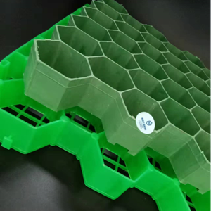 आधुनिक आउटडोर hdpe प्लास्टिक हेक्सागोनल घास इको ग्रिड पेवर छिद्रों के लिए ड्राइववे ग्रिड को स्थिर करने के तरीके - Product Image 3