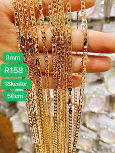 Collar de Cadena Cubana Gruesa de Cobre Bañado en Oro de <span class=keywords><strong>Xuping</strong></span> Jewelry a Precio de Fábrica al por Mayor con Personalidad y Estilo a la Moda - Product Image 5