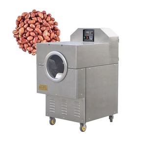 Máquina Tostadora de Nueces y Semillas de Bajo <span class=keywords><strong>Precio</strong></span>, 30-60 kg/h, Tostador de Tambor Electromagnético para Almendras y Castañas - Product Image 2