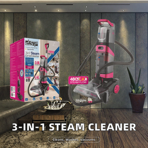 Nettoyeur de tapis à vapeur sans sac 3-en-1 DSP OEM 1000W-1200W, machine multifonctionnelle pour le nettoyage des sols <span class=keywords><strong>et</strong></span> des tapis - Product Image 2